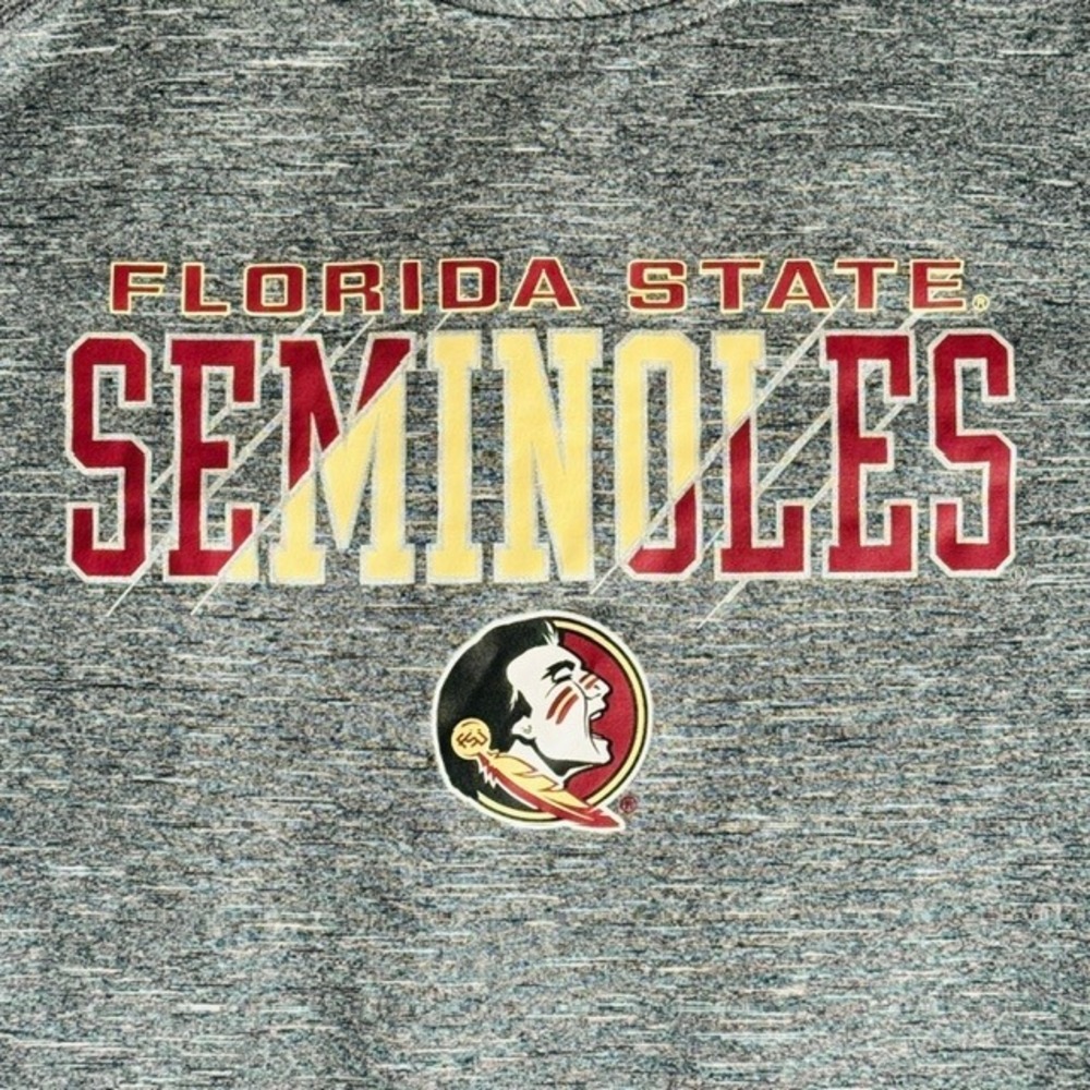 Champion Florida State Seminoles FSU T-Shirt Gray Heather Small VaporElite - Picture 2 of 6